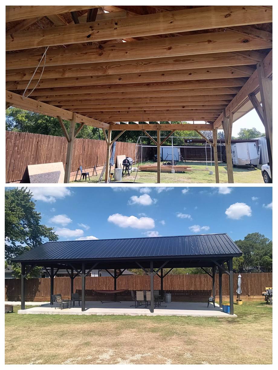Interior — before & after