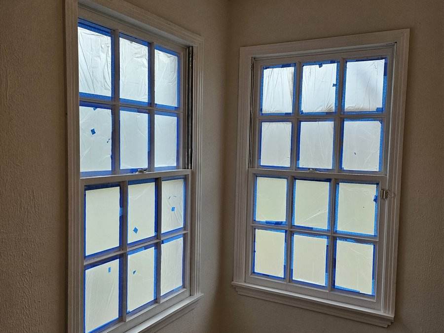Interior — window trim prep